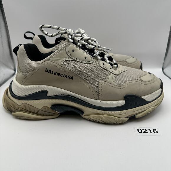 BALENCIAGA RARE TRIPLE S Men\'s 11 Sneaker Vanille 536747 W0906 9787 main image 4